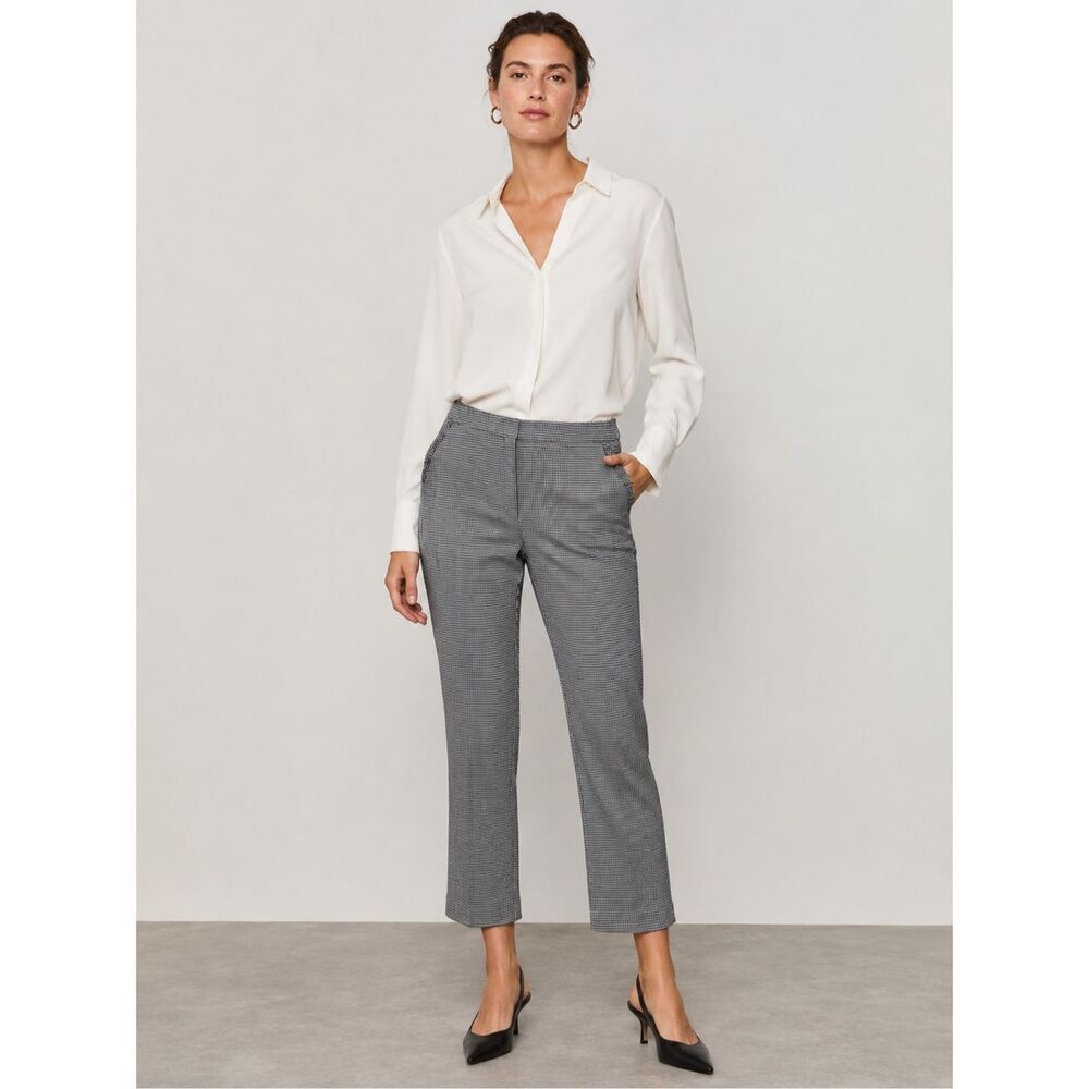 ZARA Basic Collection Woman’s Micro Houndstooth Pants Size L